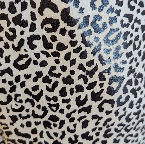 Zara NWOT Leopard Print Faux Leather Pants - Picture 3 of 5